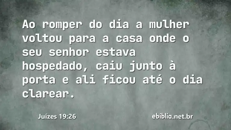 Juízes 19:26