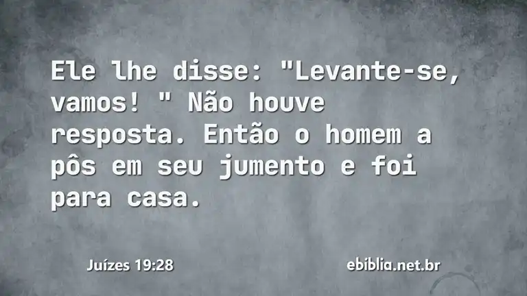 Juízes 19:28