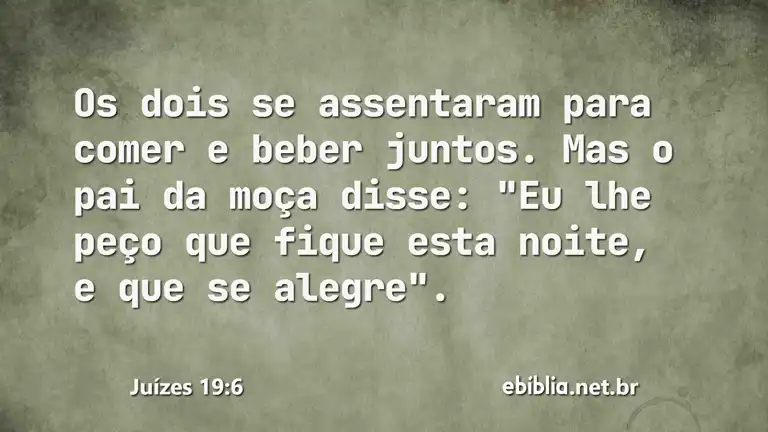 Juízes 19:6