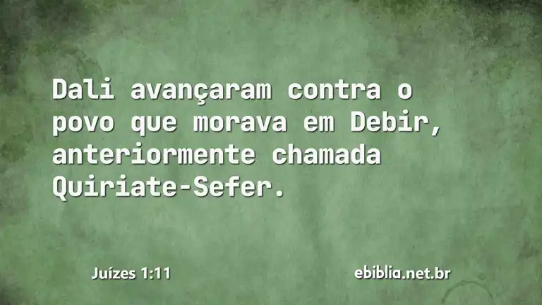 Juízes 1:11