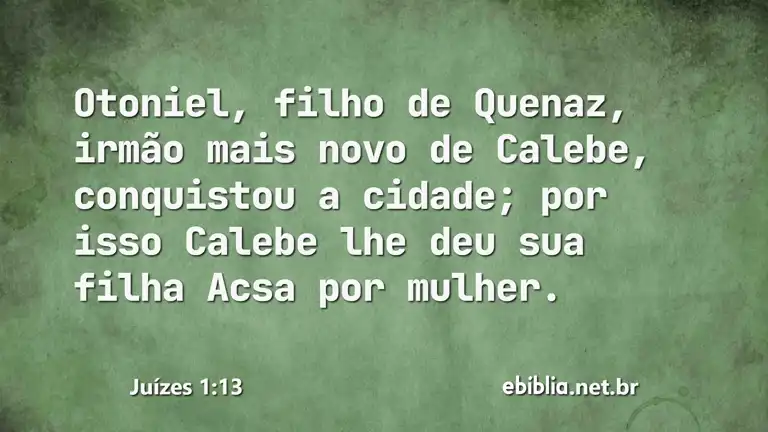 Juízes 1:13