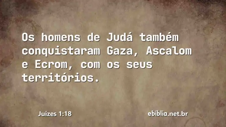 Juízes 1:18