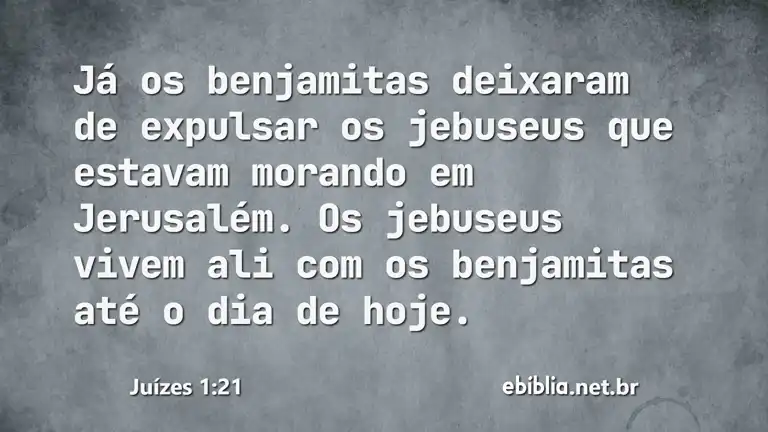 Juízes 1:21