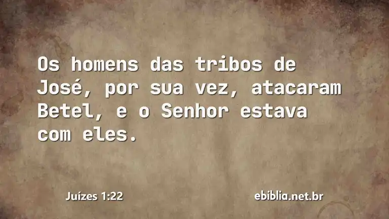 Juízes 1:22