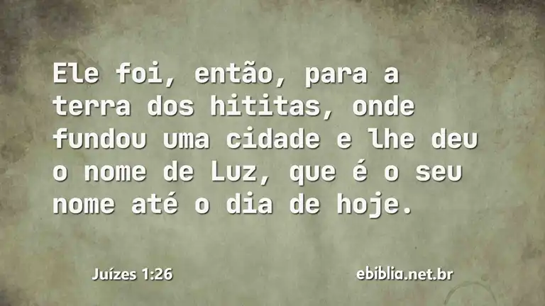 Juízes 1:26