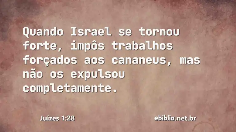 Juízes 1:28