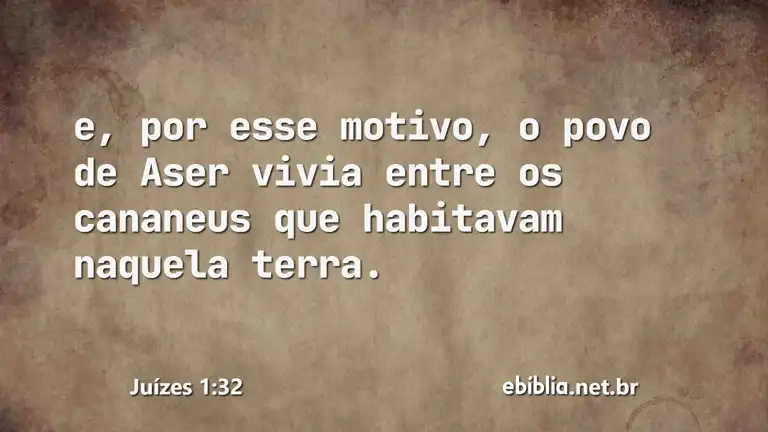 Juízes 1:32