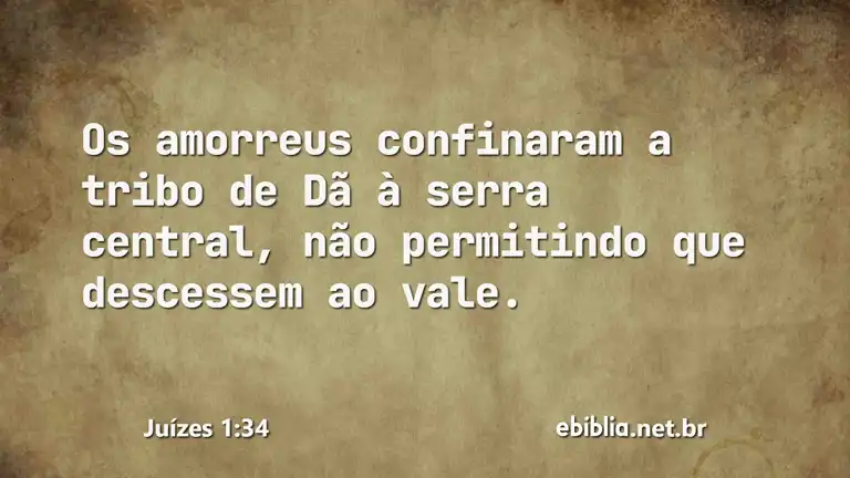 Juízes 1:34