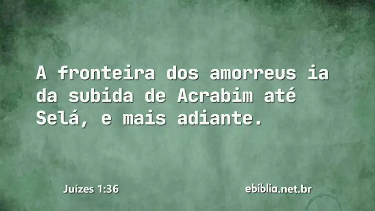 Juízes 1:36