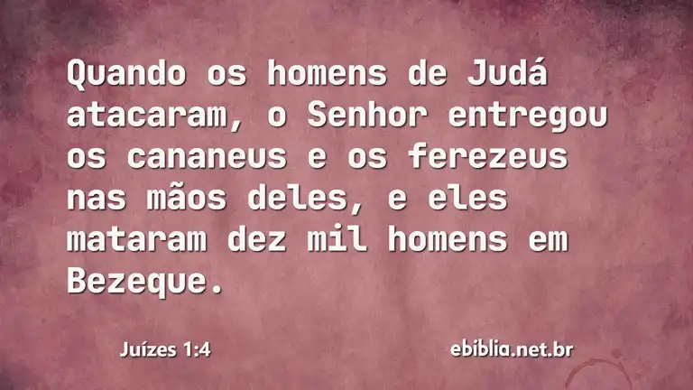 Juízes 1:4