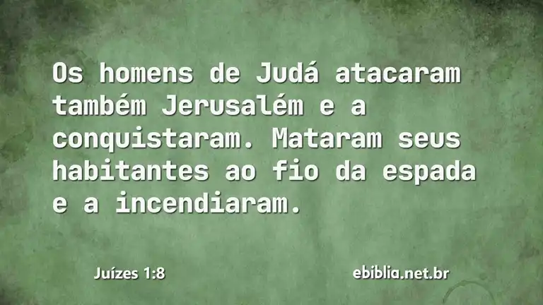 Juízes 1:8