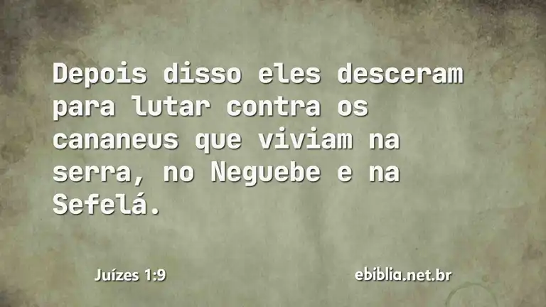 Juízes 1:9