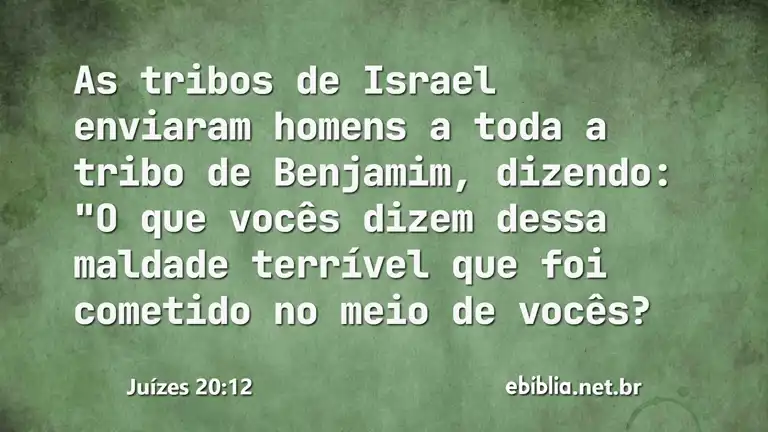 Juízes 20:12