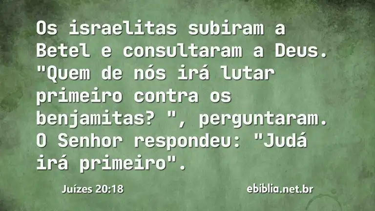 Juízes 20:18