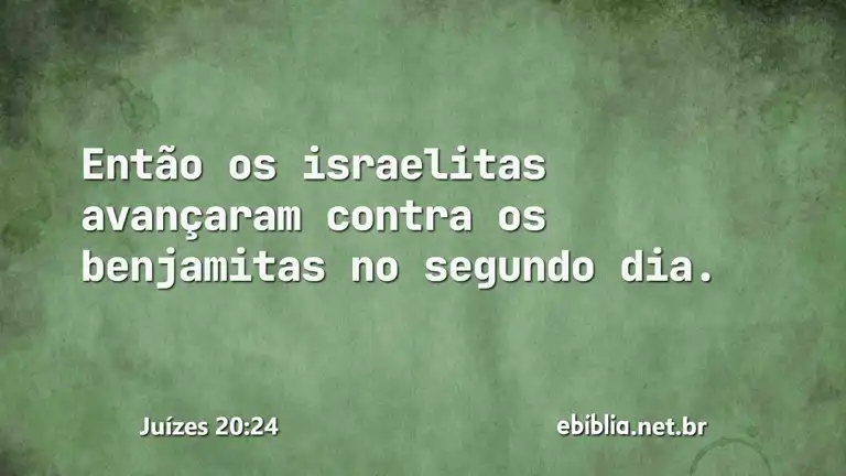 Juízes 20:24