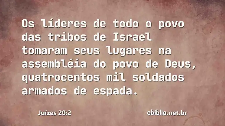 Juízes 20:2