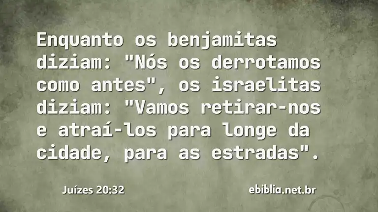 Juízes 20:32