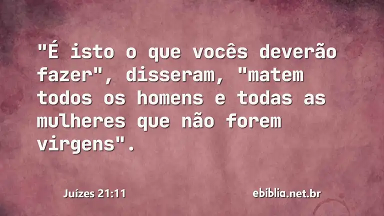 Juízes 21:11