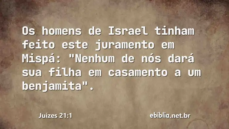 Juízes 21:1