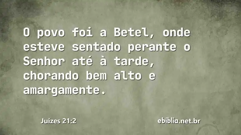 Juízes 21:2