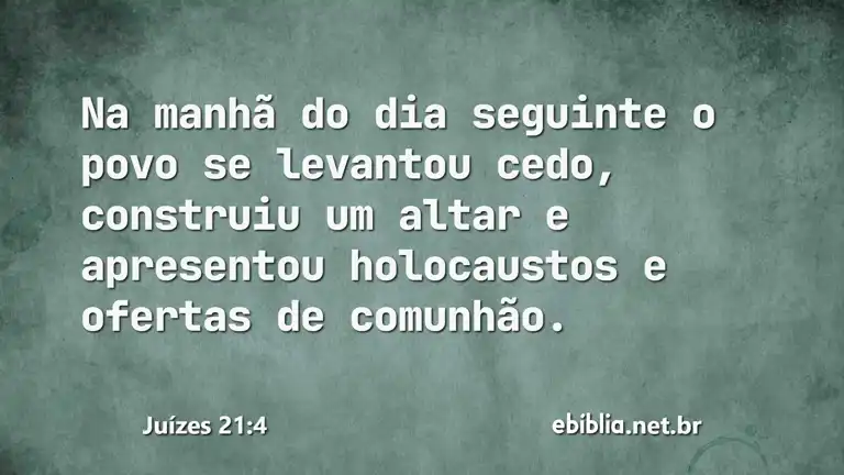 Juízes 21:4