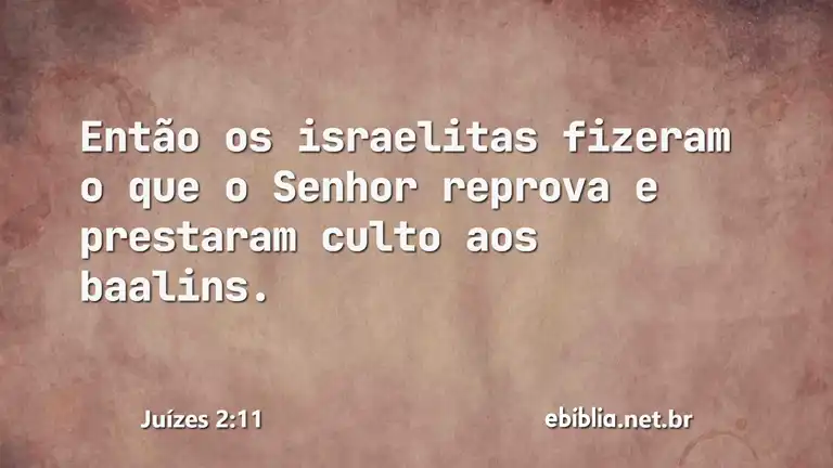 Juízes 2:11