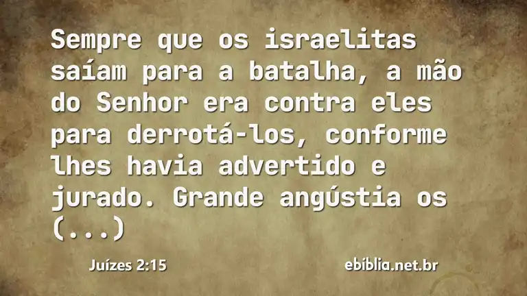 Juízes 2:15