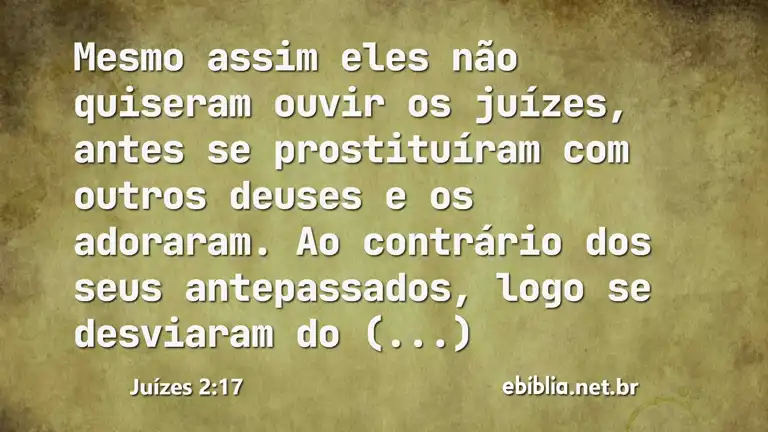 Juízes 2:17