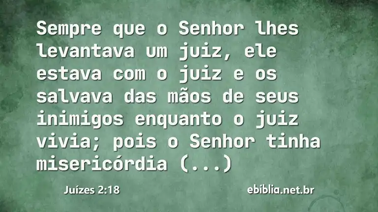 Juízes 2:18