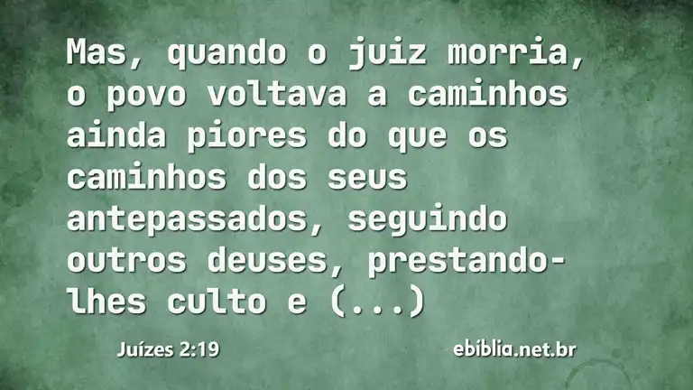 Juízes 2:19