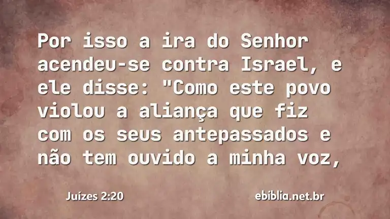 Juízes 2:20