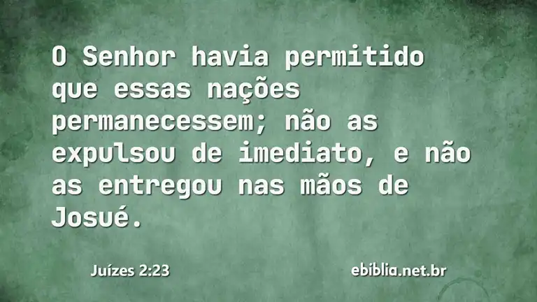 Juízes 2:23