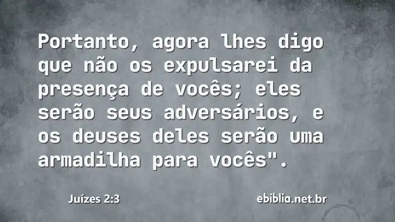 Juízes 2:3