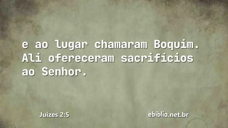 Juízes 2:5