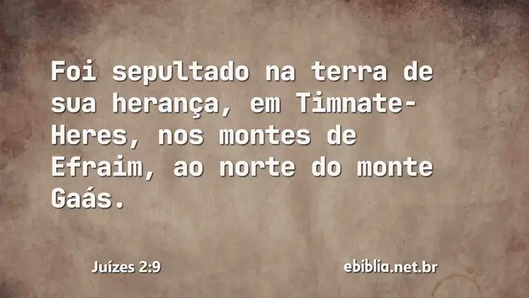 Juízes 2:9