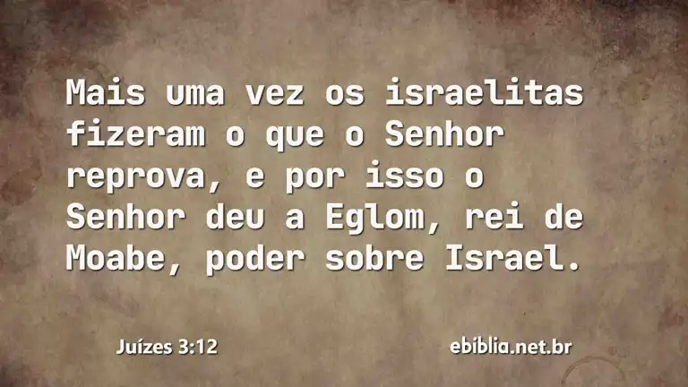 Juízes 3:12