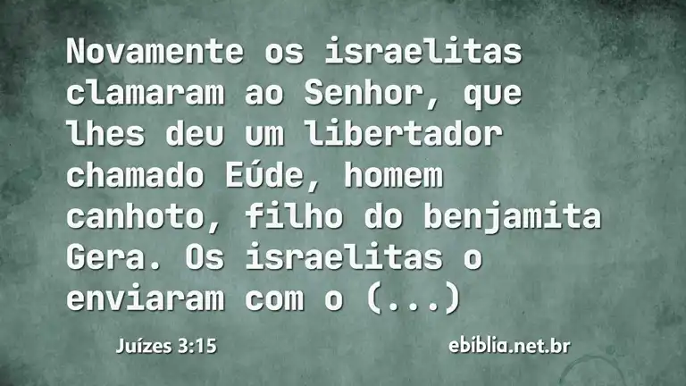 Juízes 3:15