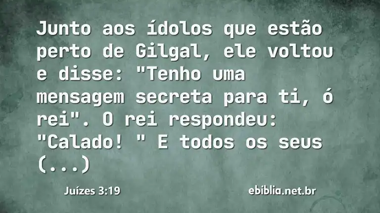 Juízes 3:19