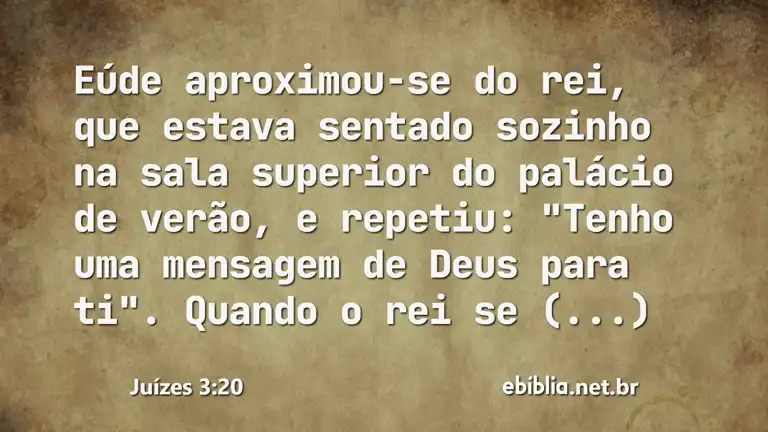 Juízes 3:20