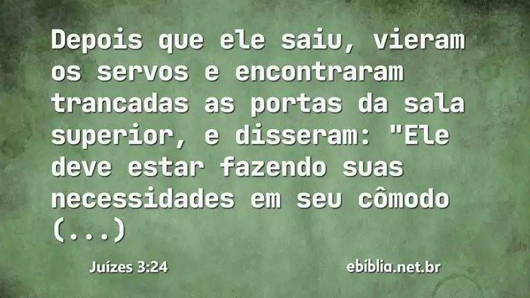 Juízes 3:24