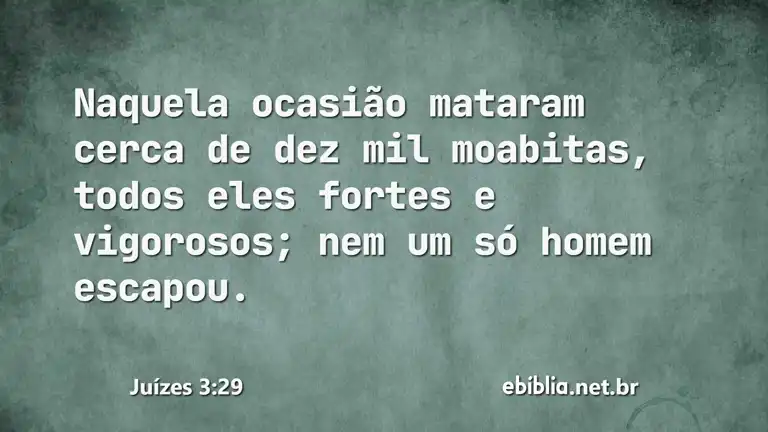 Juízes 3:29