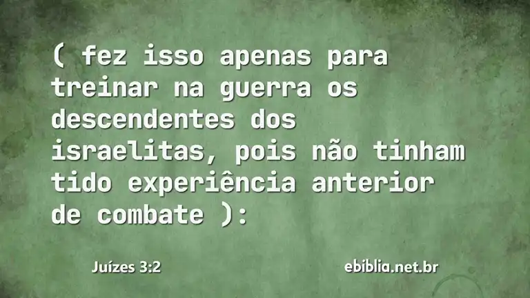 Juízes 3:2