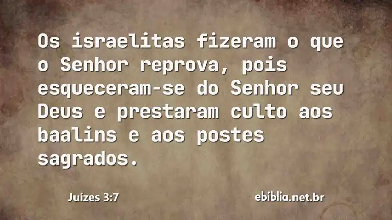 Juízes 3:7