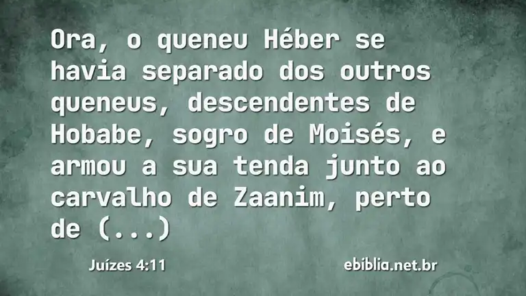 Juízes 4:11