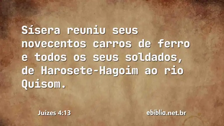 Juízes 4:13