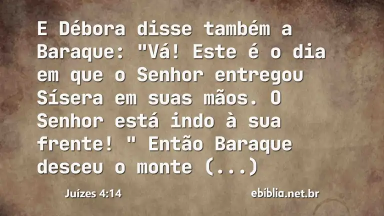 Juízes 4:14