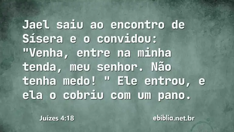 Juízes 4:18