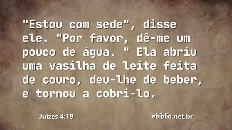 Juízes 4:19