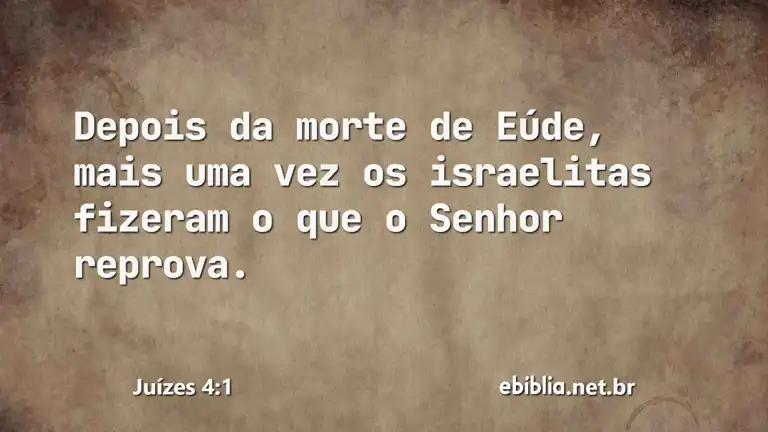 Juízes 4:1