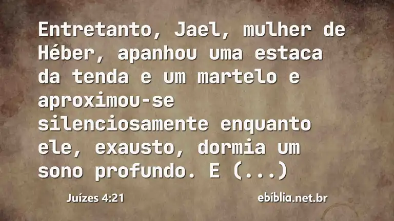 Juízes 4:21